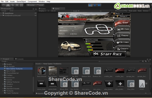 unity,Car Racing,game unity,source code game unity,source code,King of racing